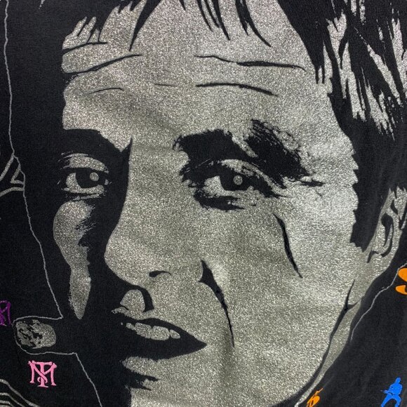 Vintage Mens Rare Scarface Movie Hustler AOP Crewneck Short Sleeve Shirt Sz 2XL - Picture 3 of 11